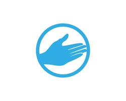 Hand Care Logo Template vector icon Zakelijke symbolen