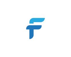 F logo zakelijke symbolen vector sjabloon brief