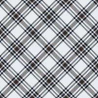 traditioneel naadloos geruit patroon.textuur van plaid in wit, blauw en bruin voor tafelkleden, kleding, overhemden, jurken, papier, beddengoed, dekens en andere textielproducten vector