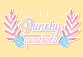 Punchy pastel-concept vector