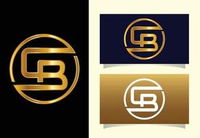 beginletter cb logo ontwerp vector. grafisch alfabetsymbool voor bedrijfsidentiteit vector