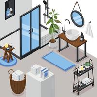 moderne badkamer achtergrond vector