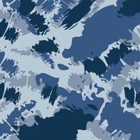 marineblauw zee oceaan gevecht camouflage strepen dier patroon militaire achtergrond vector