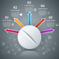 Tablet pil, farmacologie infographic. vector