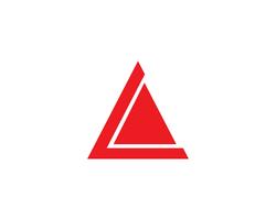 piramide-logo en symbool Business vector