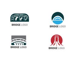 Brug logo en symbool vector sjabloon gebouw