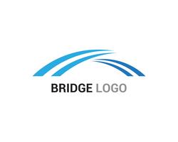 Brug logo en symbool vector sjabloon gebouw