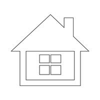 home pictogram symbool teken vector