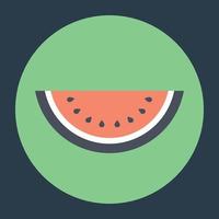 concepten voor watermeloenschijfjes vector