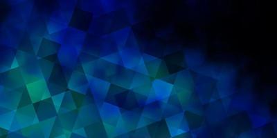 donkerroze, blauwe vectorlay-out met rechthoeken, driehoeken. vector