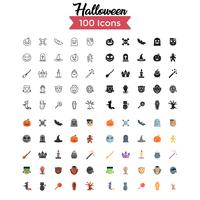 Halloween pictogrammenset vector