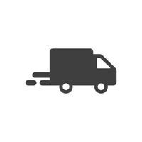 Verzending vrachtwagen pictogram vector