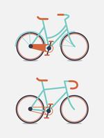 Bicycle Cute cartoon doodle illustratie. vector