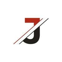 alfabet letters j logo of pictogram ontwerp vectorillustratie vector