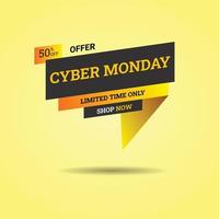 cyber monday creatief ontwerp en te koop aangeboden. vector