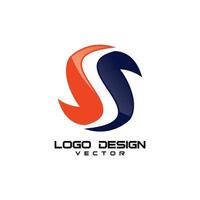 abstract s symbool logo sjabloon vector