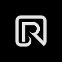 r letter monogram symbool vector