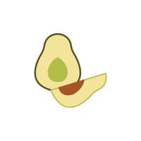 avocado vector pictogram sjabloon achtergrond afbeelding