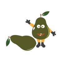 avocado vector pictogram sjabloon achtergrond afbeelding