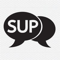 SUP internet acroniem chatbel illustratie vector