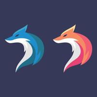 ontwerpsjabloon voor vos-logo vector