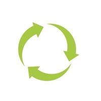 recycling pictogram vector voor prullenbak
