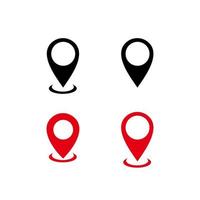 locatie vector pictogram. plaats symbool. gps-pictogram, platte vector teken geïsoleerd op een witte achtergrond. eenvoudige vectorillustratie voor grafisch en webdesign.