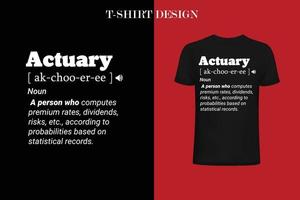 actuaris anesthesist definitie t-shirt vector