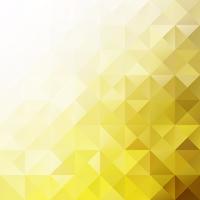 Gele raster mozaïek achtergrond, creatief ontwerpsjablonen vector