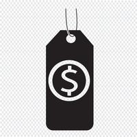 Geld pictogram symbool teken vector