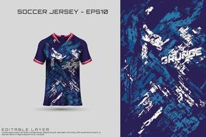 sport jersey en t-shirt sjabloon sport jersey ontwerp vector mockup.