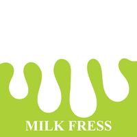 Waterdruppel melk Logo sjabloon vectorillustratie vector