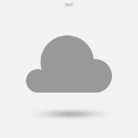 wolken icoon. cloudopslag teken en symbool. vector. vector