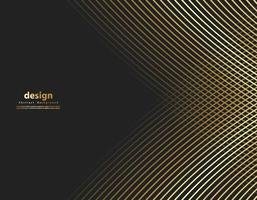 abstracte gouden luxe golf lijn achtergrond - eenvoudige textuur voor uw ontwerp. verloop achtergrond. moderne decoratie voor websites, posters, banners, eps10-vector vector