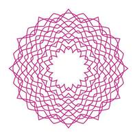 creatieve moderne roze mandala-achtergrond vector