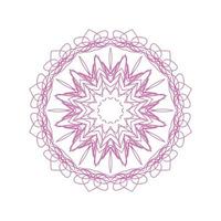 creatieve moderne roze mandala-achtergrond vector