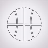 Basketbal pictogram symbool teken vector