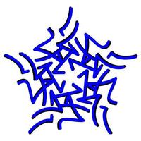 abstract vectorontwerp in blauwe kleur. perfect voor zakelijk, achtergrond, t-shirt vector