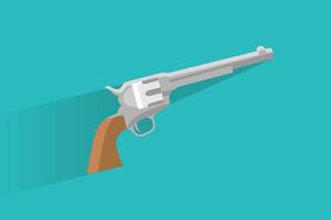 colt revolver vector geïsoleerde ontwerp illustratie