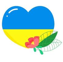 Oekraïense hart vector