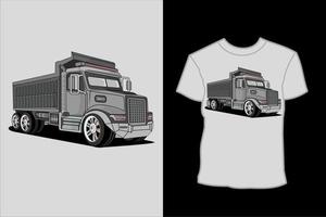 .truck tractor transformatoren illustratie t-shirt ontwerp vector