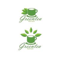 groene thee kruiden vector