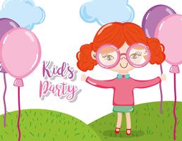 Kinderfeest cartoons vector