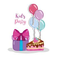 Kinderfeest cartoon vector