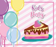 Kinderfeest cartoon vector