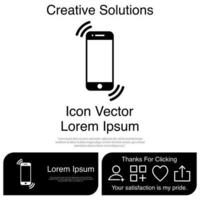 mobiele telefoon pictogram vector eps 10