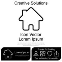 huis pictogram vector eps 10