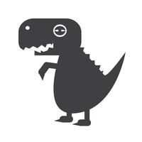 Tyrannosaurus dinosaurus pictogram vector