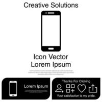 mobiele telefoon pictogram vector eps 10