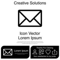 envelop pictogram vector eps 10